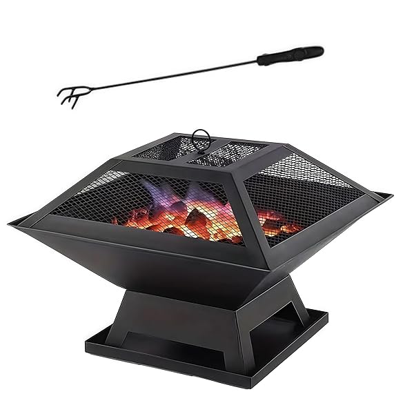 KINGBURN OUTDOOR FIRE PITS FOR OUTSIDE WOOD BURNING...