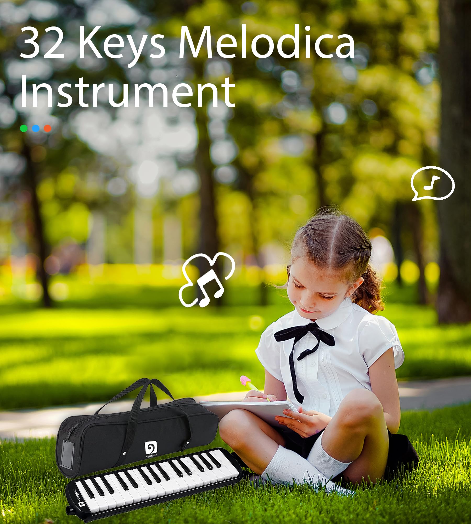 Mua Vangoa 32 Key Melodica, Musical Instrument Air Piano Keyboard ...