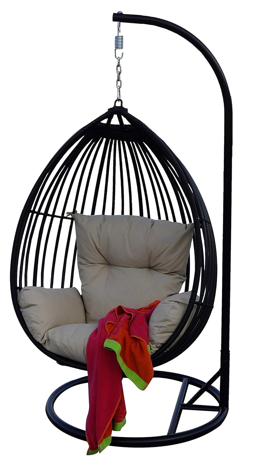 darlee patio furniture replacement cushions on Darlee Tear Drop Shaped Swing Chair With Cushion Patio Furniture Accessories Patio Lawn Garden