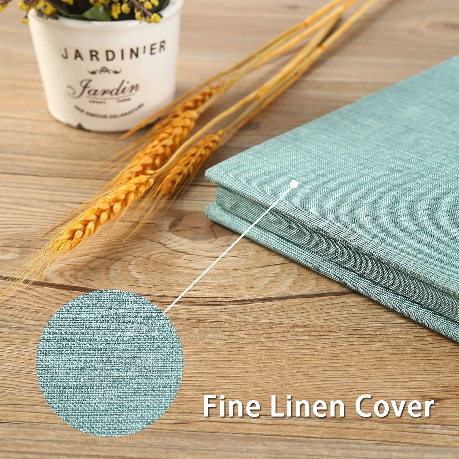 Vienrose Large Photo Album Self Adhesive for 4x6 8x10 10x12 Pictures Scrapbook Album DIY 40 Blank Pages with A Metallic Pen - Image 4