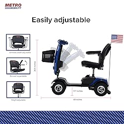 Metro Mobility 4 Wheel Powered Mobility Scooter for