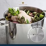 MasterClass Stock Pot 11L with Lid Induction Stainless Steel Silver view 5