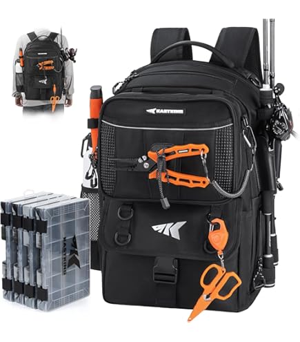 Amazon.com : Cabela's Advanced Anglers Large Tackle Bag with 6 Utility Boxes  : Sports & Outdoors