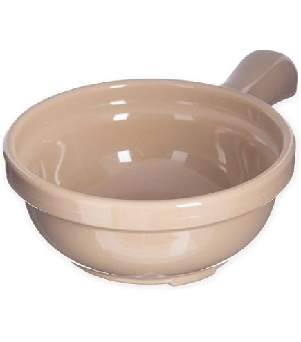 Thunder Group Longevity Collection Rice Bowls - 8-Inch Diameter, Red (12-Pack)
