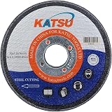 KATSU 76mm Steel Cutting Disc 10pk 1.0mm Metal Cut Off Wheels for Mini Grinder view 2