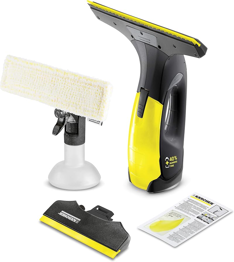 Kärcher WV 5 Premium Window Vacuum Cleaner 280 mm Nozzle 35 Min Battery