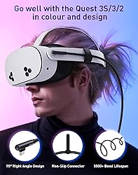 Maxonar [Next-Gen Chip VR Charging Link Cable 16FT