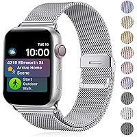 BoO Compatible with Apple Watch Band 38mm 40mm 42mm 44mm, Stainless Steel Strap with Magnetic Closure Compatible with…