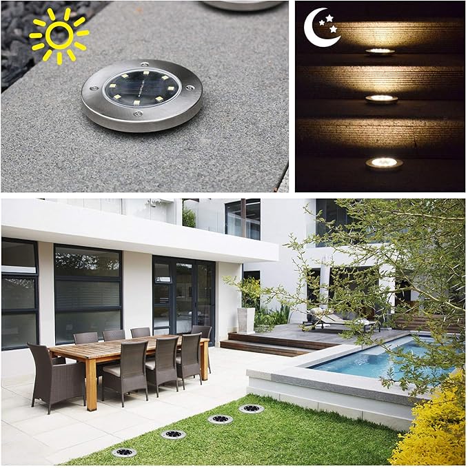 8 led luz de reflector led