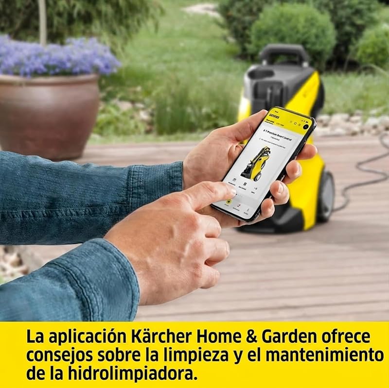 Hidrolimpiadora K 5 Power Control, presión: 145 Bar, caudal: 500 l/h, Rendimiento: 40 m²/h, Peso: 13 kg, Manguera y Pistola de Alta presión Incluidas, Yellow/Black