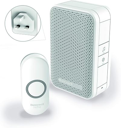 Honeywell Home DC311NBS Series 3 Wireless Plug-In Doorbell Chime White 150m