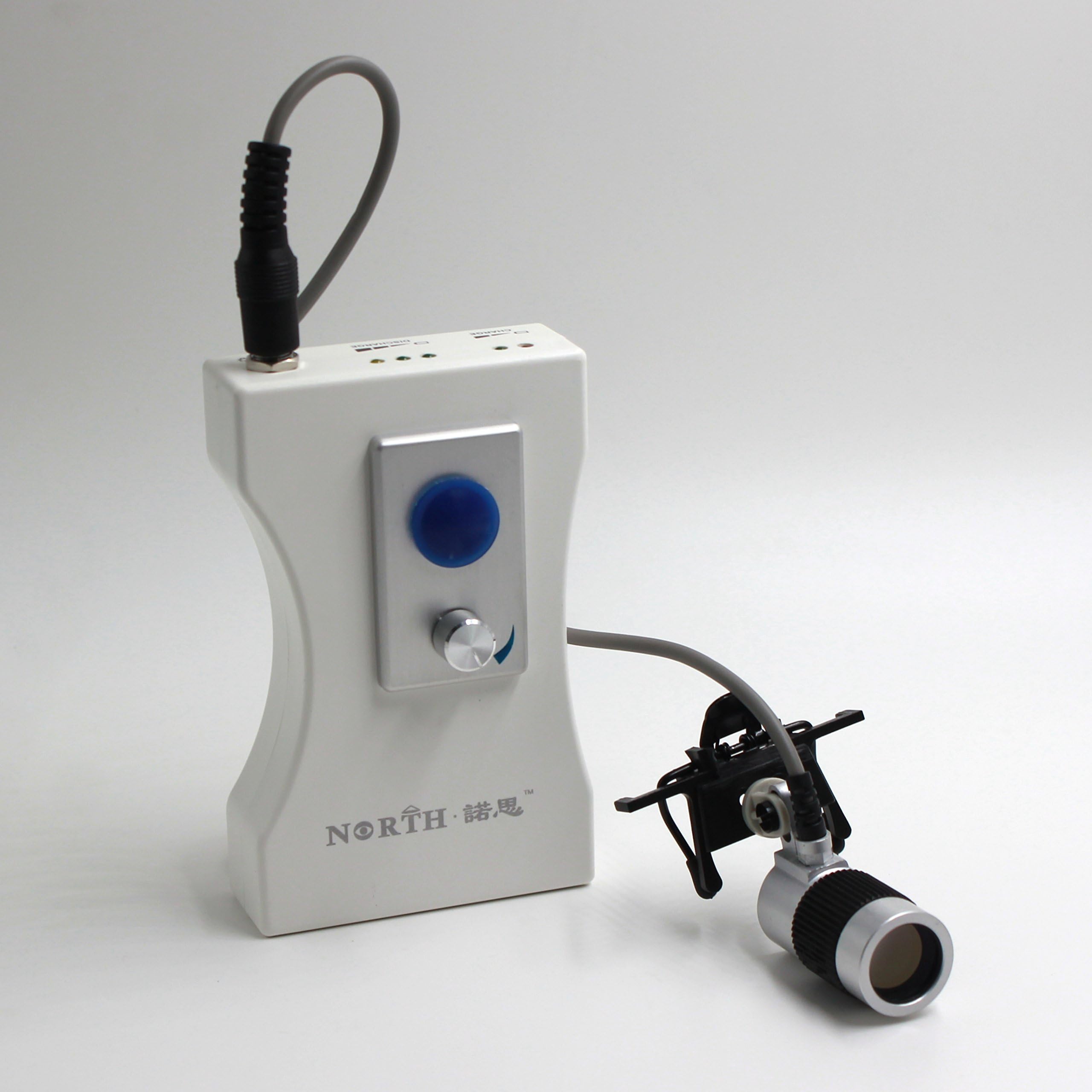 NORTHOPE 3W 25G LED Adjustable H70 Dental Loupes Battery with Small Clip for Dental Surgical Medical Binocular Loupes(4 Hours Charging for 10 Hours Working)