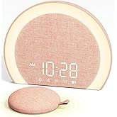 ANJANK Extra Loud Alarm Clock with Wireless Bed Shaker, Vibrating Dual Alarm with Light Wake Up for Heavy Sleepers & Hearing 