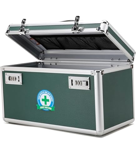 Amazon.com: HEWEI WORKS Lockable Medication Box with Portable