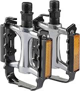 Hycline 9/16 Inch Bike Pedals Aluminum Non-Slip Replacement Pedals Set view 1