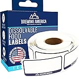 Dissolvable Food Labels for Food Containers - Made