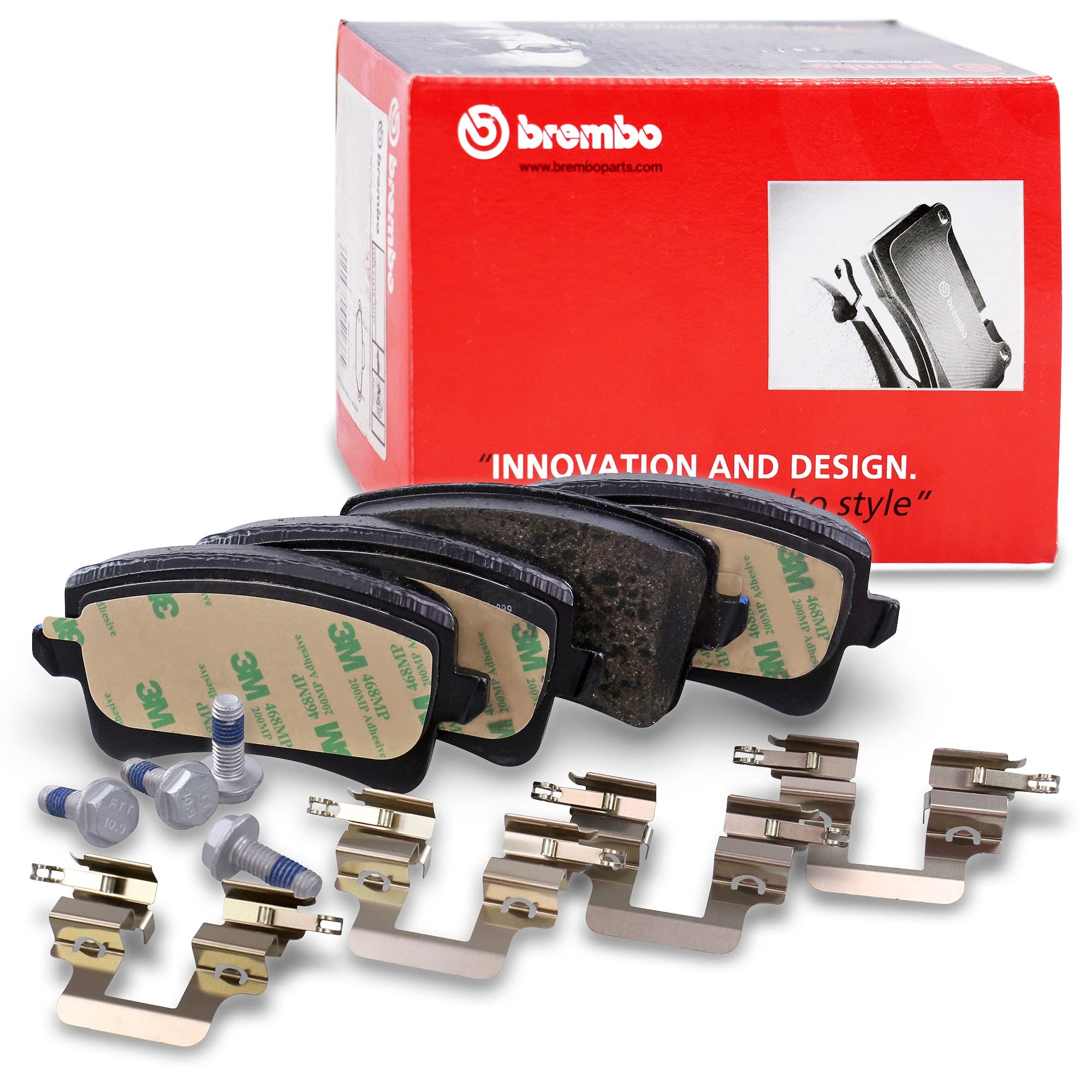 Brembo P85099 Rear Disc Brake Pad - Set of 4