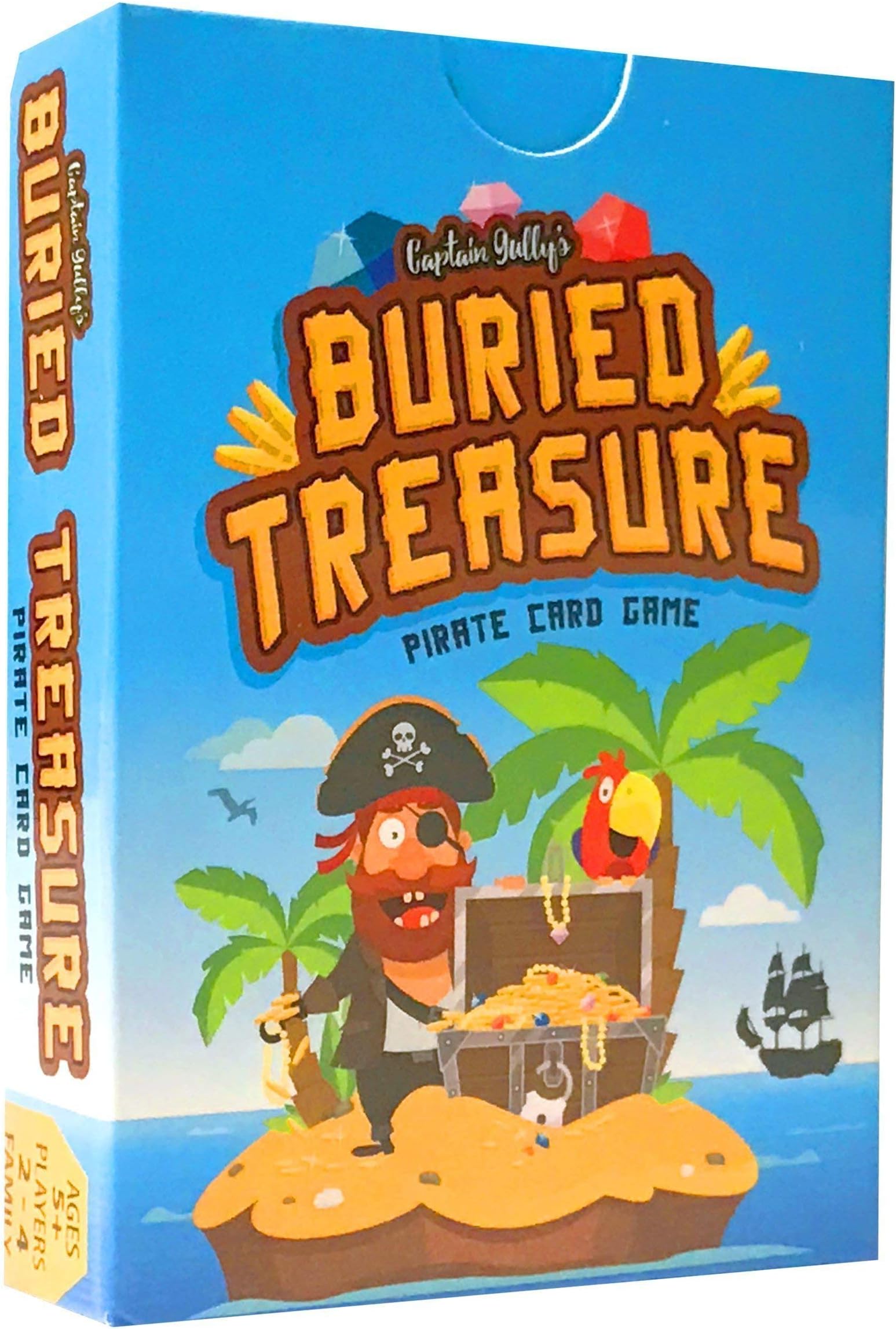 Captain Gully's Buried Treasure Pirate Pairs Matching Card Game for Kids