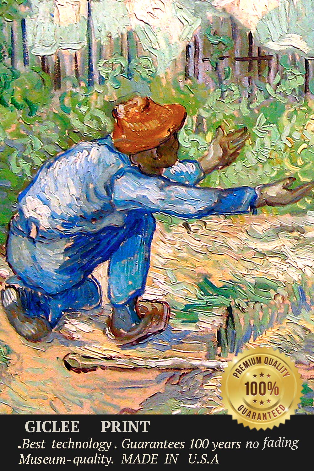 Eliteart The White Orchard By Vincent Van Gogh Oil Painting Reproduction Giclee Wall Art Canvas Prints