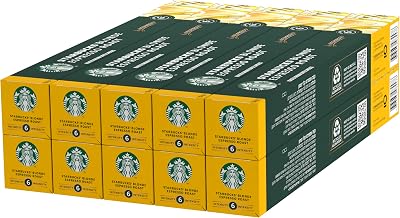 Blonde Espresso Roast by Nespresso Caffè, 10 confezioni da 10 capsule (100 capsule compatibili Nespresso)