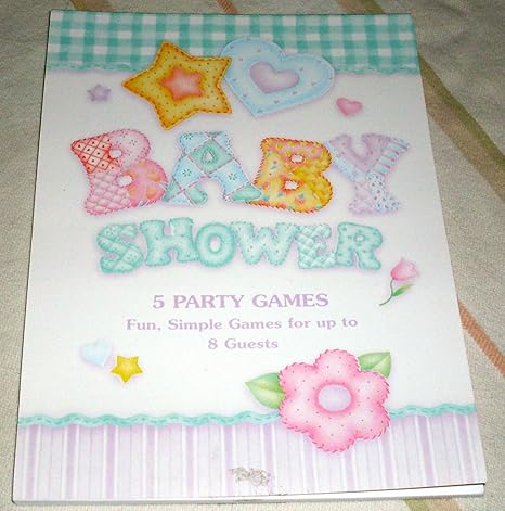Amazon Com Baby Shower Games 5 Different Games For 8 Guests Kitchen Dining