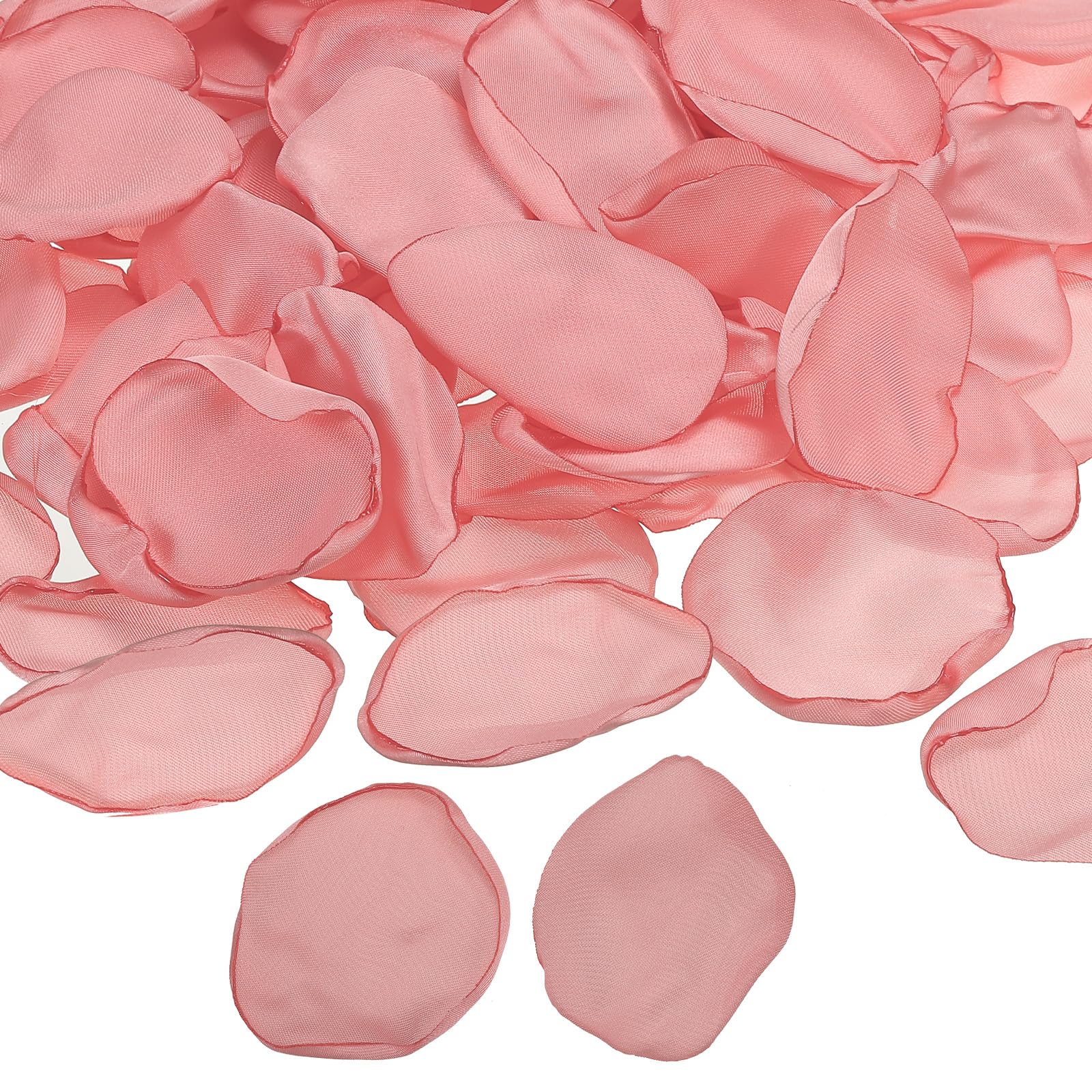 PATIKIL Silk Rose Petals, 100 Pcs Artificial Flower Petals for Wedding Decorations, Romantic Night, Aisle Scatter Petals, Pink