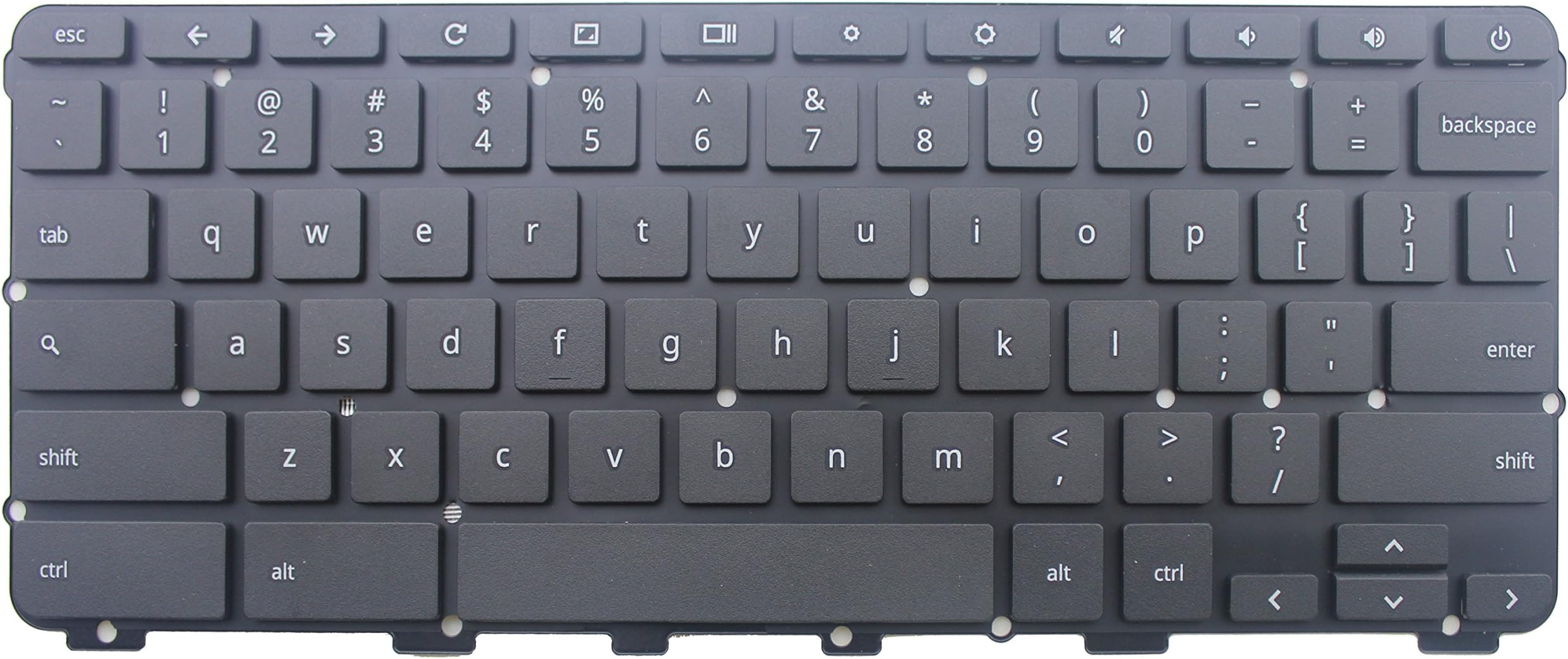 CHNASAWE Laptop US Keyboard Without Frame for Lenovo N22 Chromebook