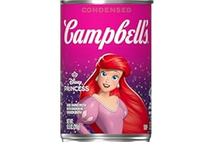 CAMPBELL'S Campbell’s Condensed Kids Soup, Disney Princess Cool Shapes Pasta With Chicken in Chicken Broth, 10.5 oz Can