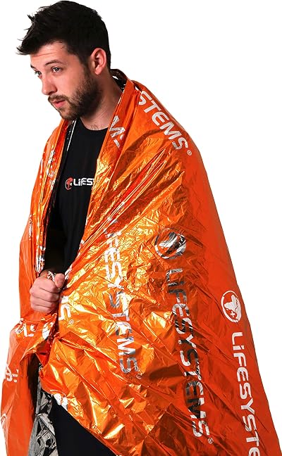 Lifesystems Emergency Silver Foil Thermal Blanket 210x140 cm 55 g