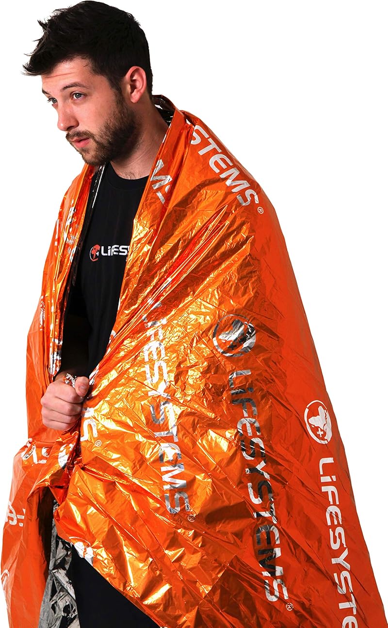Lifesystems Emergency Silver Foil Thermal Blanket 210x140 cm 55 g