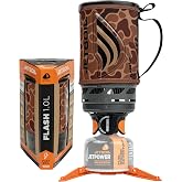 Jetboil Flash 1.0L Fast Boil Stove for Camping and Backpacking, Duck Camo | Hiking &amp; outdoor cooking system, portable, 1-step auto ignition, propane/isobutane burner, included cooking cup