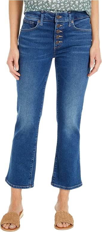 Lucky Brand Women's Misses Mid Rise Ava Crop Mini Bootcut Jean at Amazon Women's Jeans store