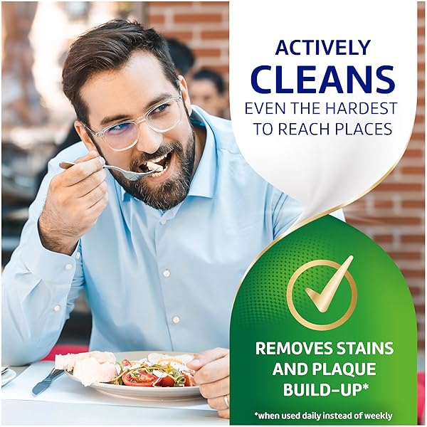POLIDENT 3 MINUTE ANTIBACTERIAL DENTAL APPLIANCE CLEANSER TABLETS, RETAINER CLEANER TABLETS, 90 COUNT