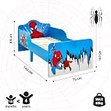 Disney Spider-Man Toddler Bed, Engineered Wood, Guarded Sides, 140x70cm view 2