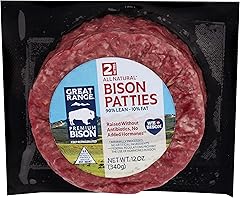 Great Range Bison Fresh Ground Bison Patties, 12 ounce