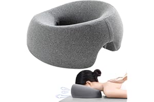 MOONYOOY Massage Head Rest for Bed, Face Down Pillow with Air Vent, Face Cradle for Spa & Stomach Sleeping, BBL Pillow After Eye Surgery, Massage Pillows for Prone Sleeping with Face Cradle Pad