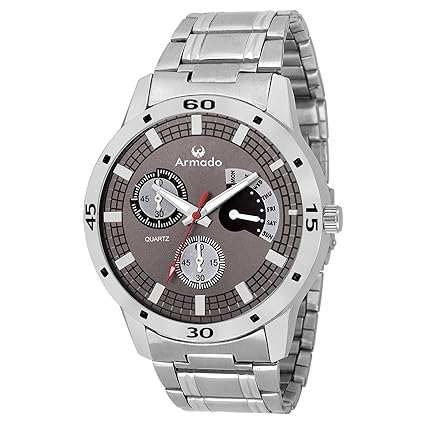 Analogue Grey Dial Mens Watch (Ar-071-Gry)