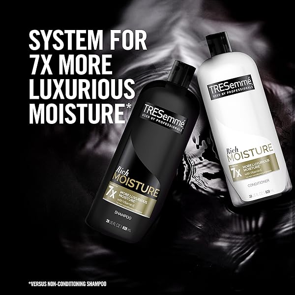 TRESEMMÉ RICH MOISTURE CONDITIONER FOR DRY HAIR RICH MOISTURE HYDRATING CONDITIONER FORMULATED WITH VITAMIN E AND BIOTIN 28 OZ