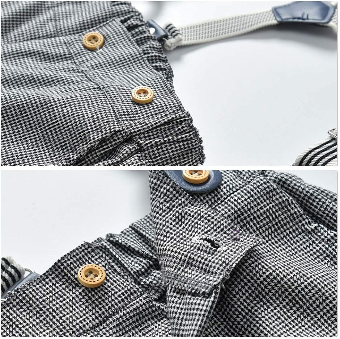 Bebe Ensembles De Costume Mariage Bapteme Ceremonie Fete Garcon Tenue De Soiree Chemise Pantalon Long Bretelles Noeud Papillon 2 6 Ans Happy Cherry Garcon Costumes Et Vestons Eng Bouldermicrofinance Org