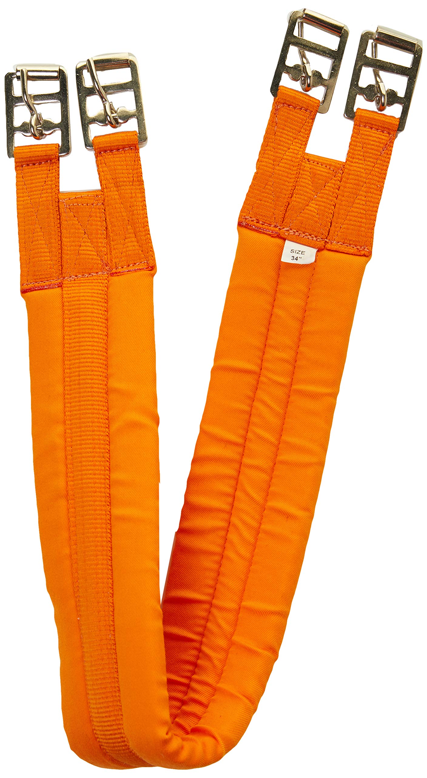 Rhinegold Cotton Padded Girth - 48" - Tangerine