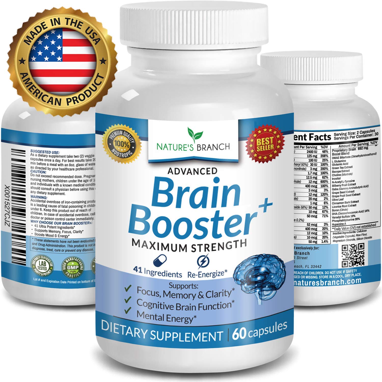 Vitamins For Brain Function And Focus