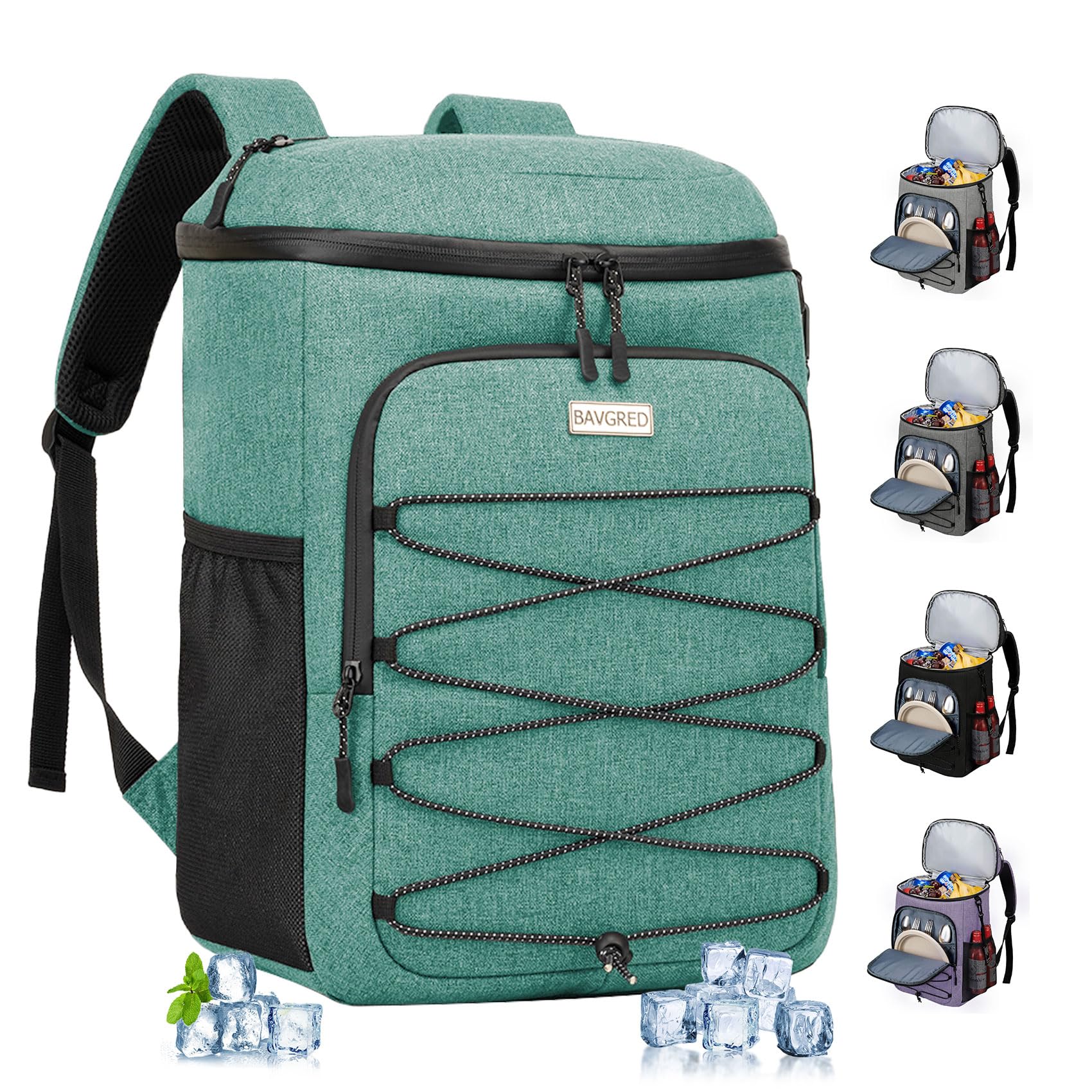 BAVGRED Cooler Backpack Insulated Leak Proof 30