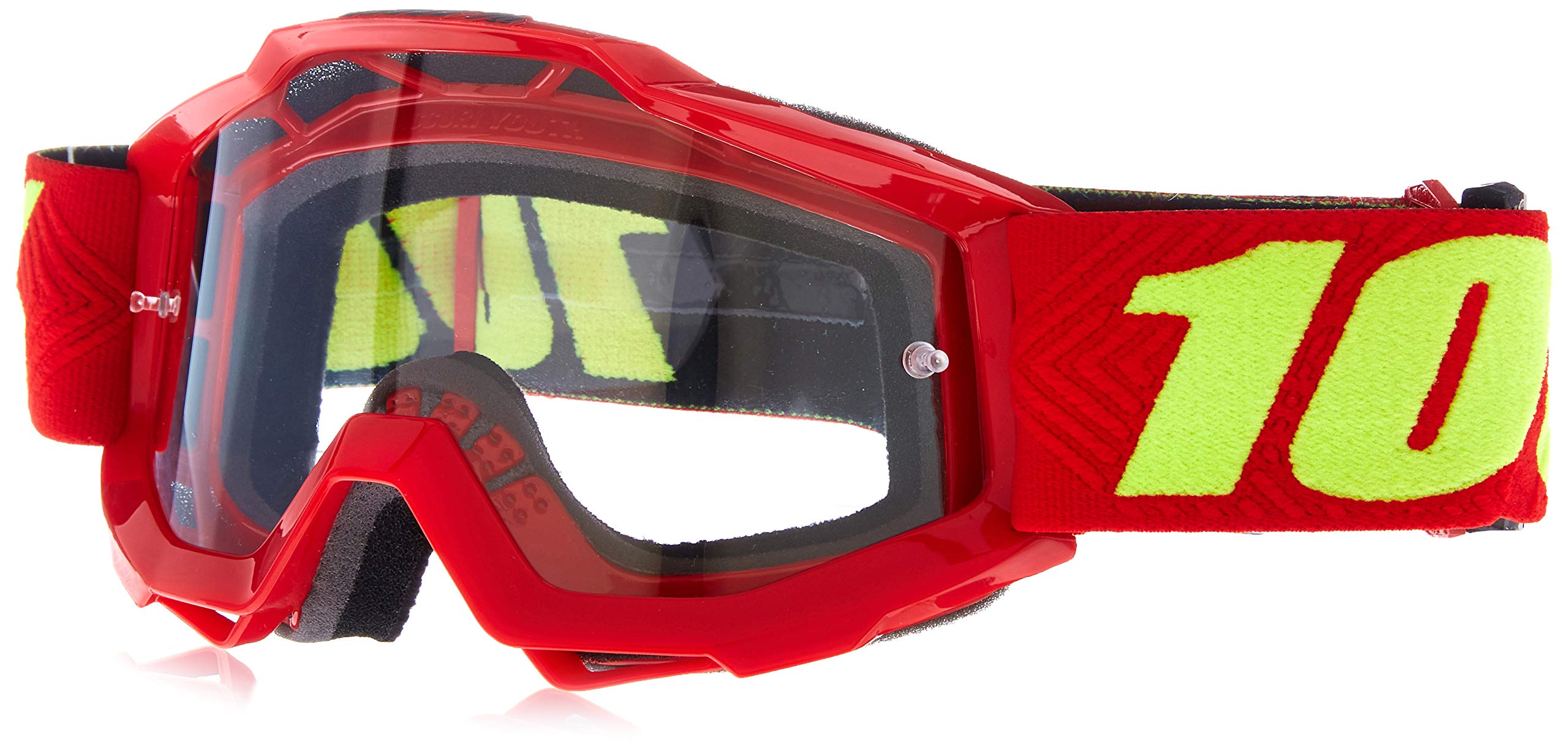 100% Accuri Youth Unisex Child Mountain Bike Mask Red