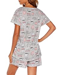 ENJOYNIGHT Womens Pajama Shorts Sets Cotton Pjs
