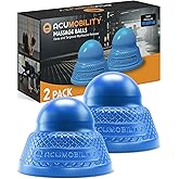 Acumobility Massage Ball Roller 2 Pack - Trigger Point - Massage Balls Massage Roller Ball - Foot Massage Ball - Physical Therapy Ball (Deep Pressure)