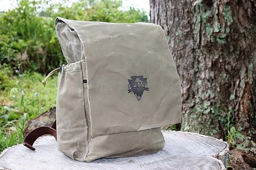 waxed canvas bushcraft pack