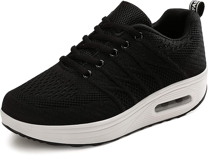 black fashion trainers