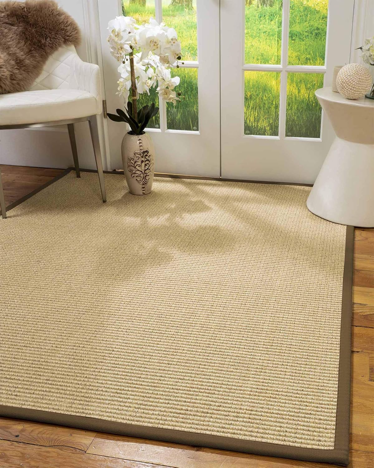 Natural Area Rugs 100 Natural Fiber Handmade Lucca, Beige