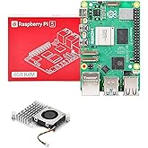 iRasptek for Raspberry Pi 5 Single Board 4GB with Included Active Cooler