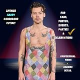 STAR CUTOUTS Harry Styles Dungarees Lifesize Cardboard Cutout with Mini Star view 5